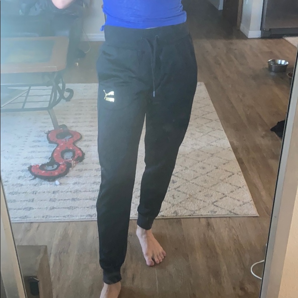 Black Puma Joggers